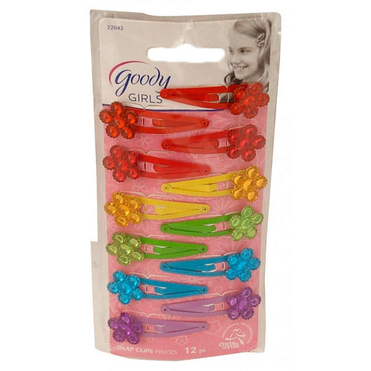 Goody Floral Snap Clips