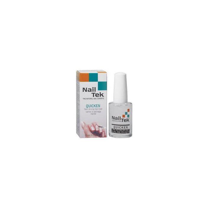 Nail Tek Quicken Fast Drying Top Coat, 0.5 Fluid Ounce