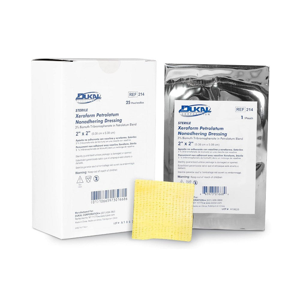 Dukal Petrolatum Gauze 2"X2"