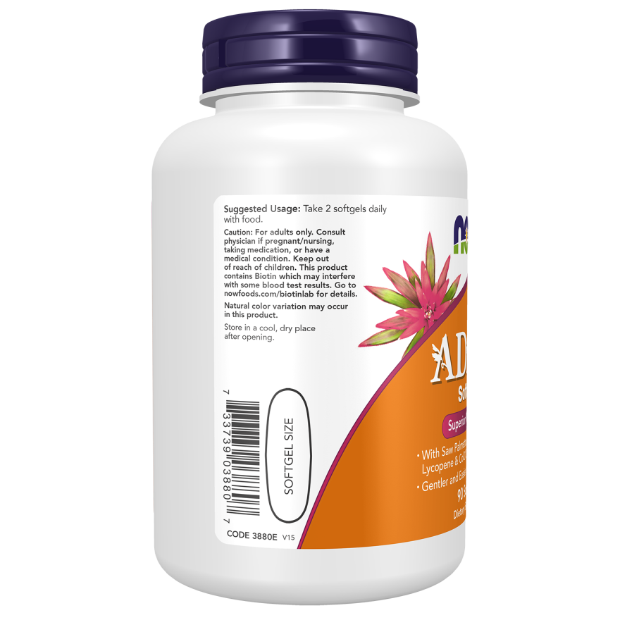 Now Foods ADAM Men's Multiple Vitamin 180 Softgels - 3881 - 2 Pack