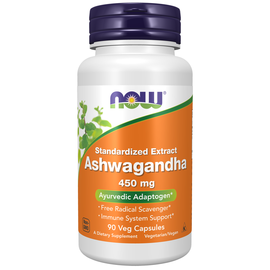 Now Foods Ashwagandha 450 mg 90 Vcaps - 4603 - 2 Pack