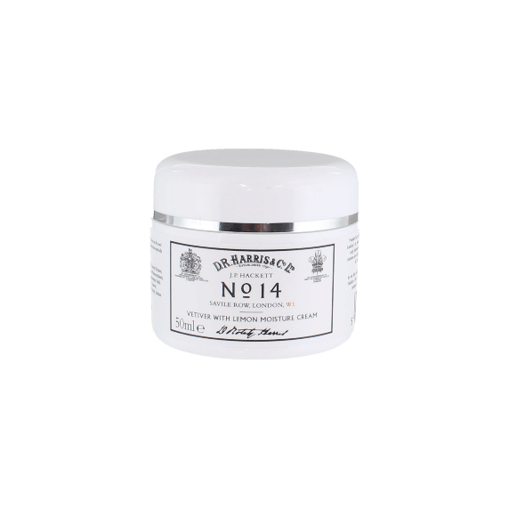 D.R. Harris No. 14 Vetiver with Lemon Moisture Cream 50ml