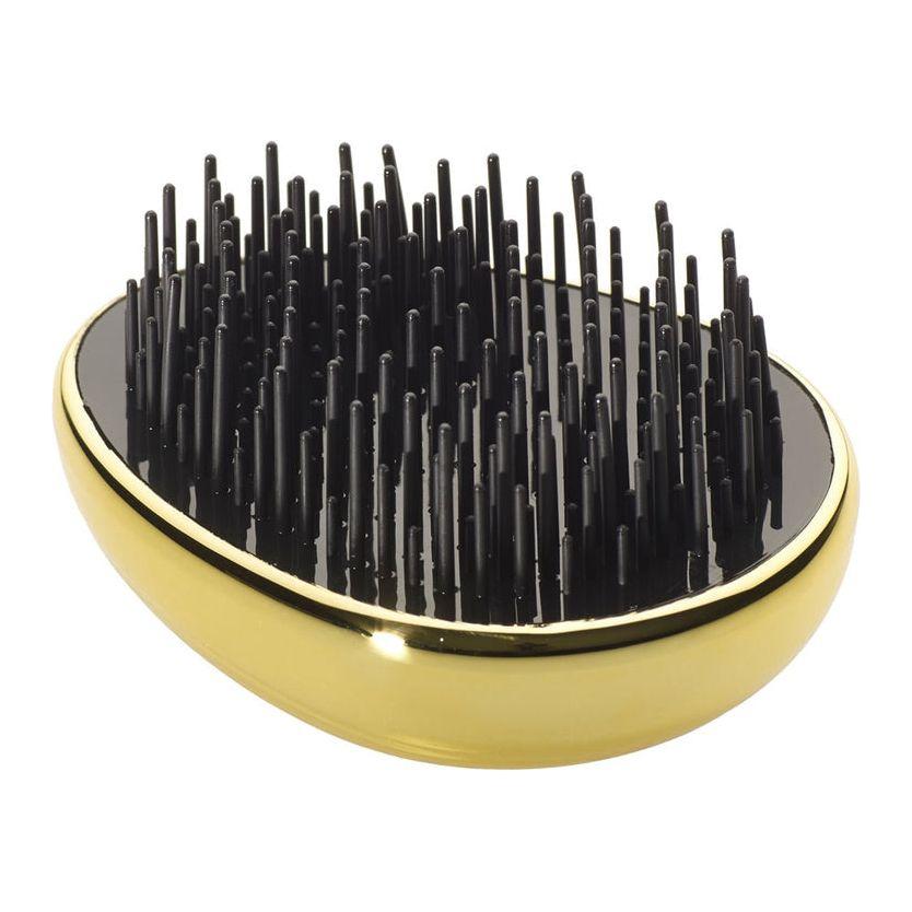 Kent Pebble Gold Shampoo & Scalp Massage Detangler Hair Brush