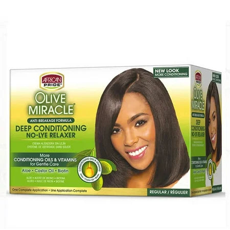 African Pride Hair Conditioner and Relaxer Kit, Regular, 1 Ounce