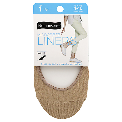 No nonsense Microfiber High Nude 4-10 Liners