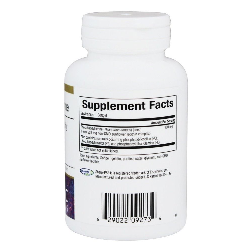 Bioclinic Naturals Phosphatidylserine 100mg 60 Softgels