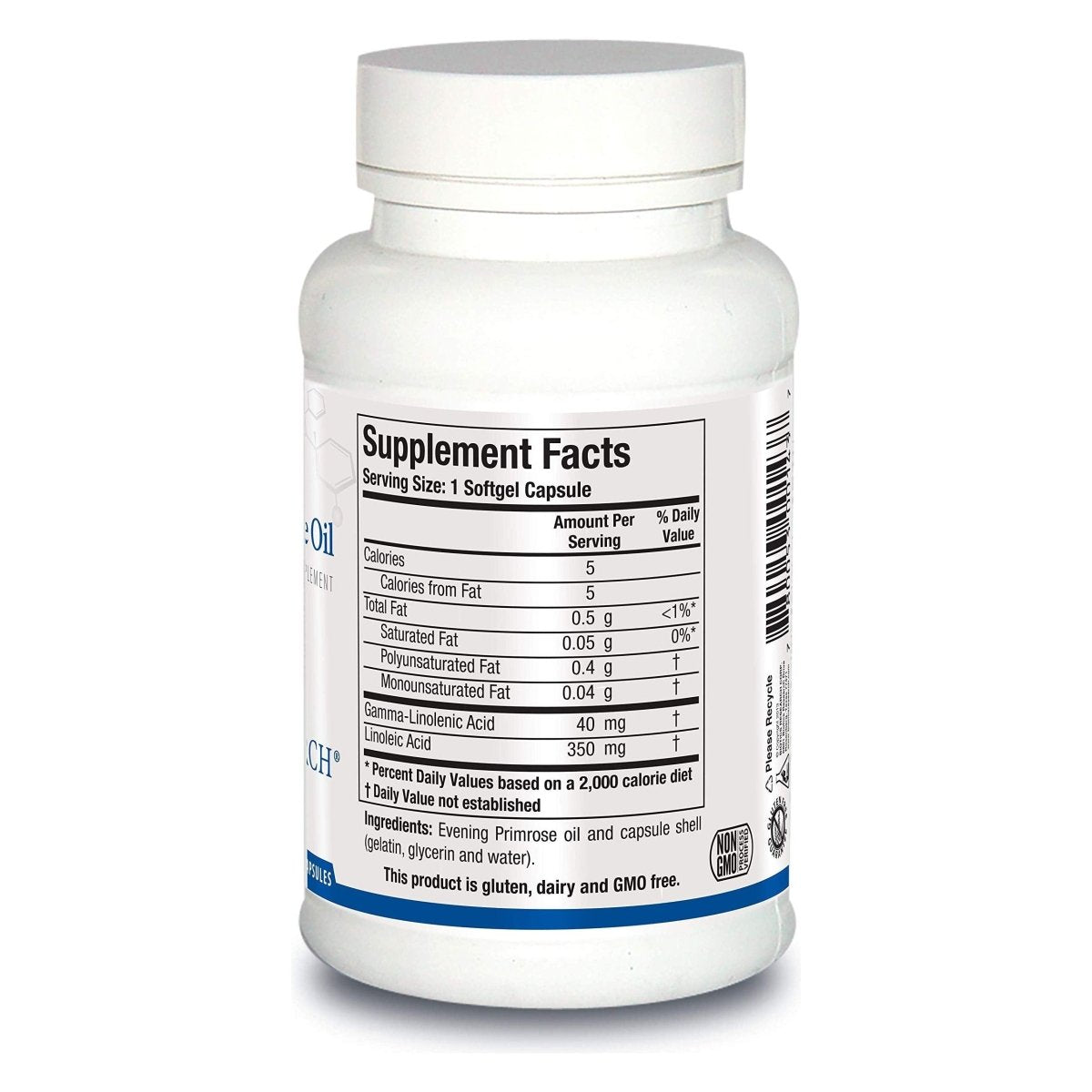 Biotics Research Evening Primrose Oil Potent Gamma Linolenic Acid GLA Source, Linoleic Acid, Healthy and Balanced Body Response, Cardiovascular, Neurological, Skin, Women?s Health. 100 Softgels