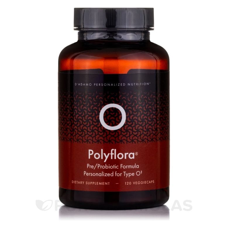 D'Adamo Polyflora Probiotic Type O 120 Vcaps