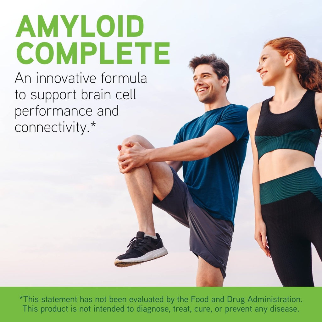 DAVINCI Labs Amyloid Complete - Dietary Supplement to Support Cognitive Function, Brain Health and Healthy Aging - with Colostrum Extract, Curcumin Extract and More - Gluten-Free - 90 Vegetarian Caps