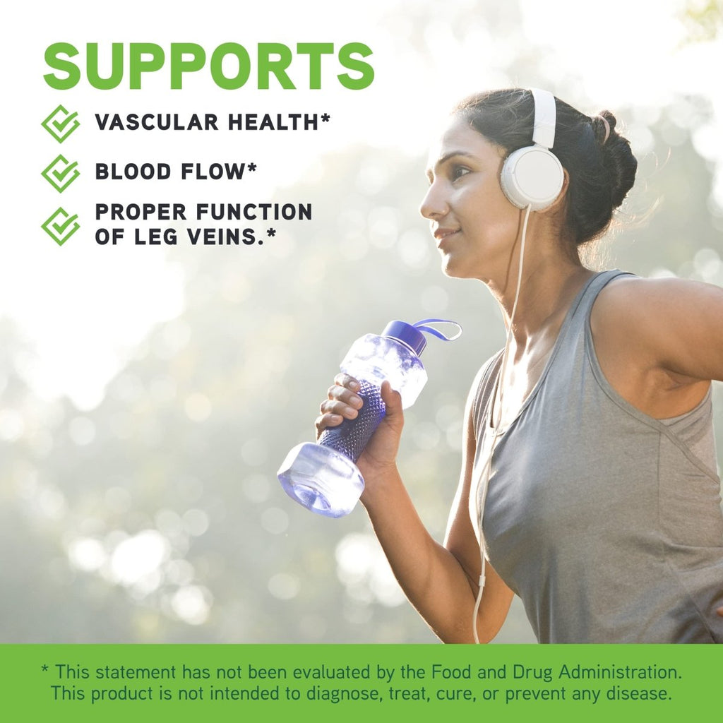 DaVinci Labs Healthy Veins - Vascular Health Support Supplement with Vitamin C and Diosmin - 60 Veg Caps