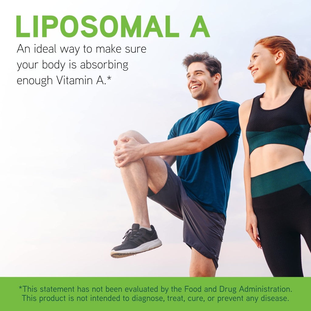 DAVINCI Labs Liposomal A - Liquid Vitamin A Supplement to Support Bone, Skin, Gut, Vision and Immune Health* - Gluten-Free - 30 ml