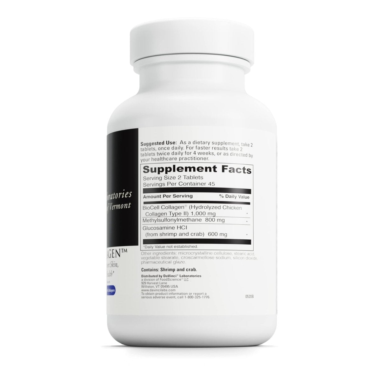 DAVINCI Labs Nature's Collagen  - 90 Tablets