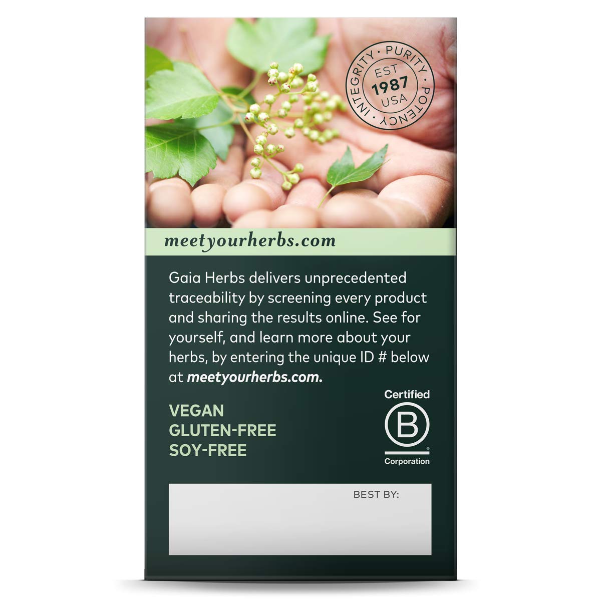 Gaia Fertility Support 60 Vcaps Vitex Reproductive Formula