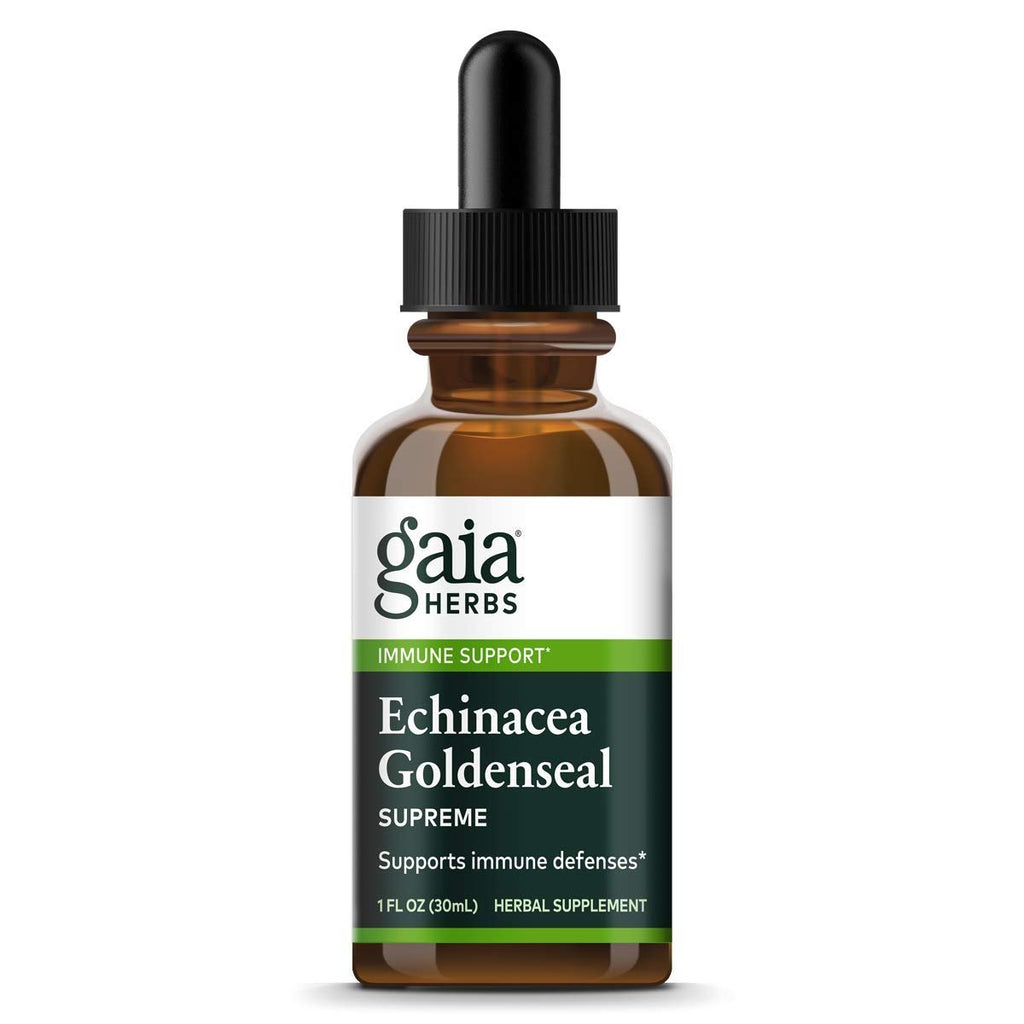 Gaia Herbs Echinacea Goldenseal Supreme - 1-Ounce Bottle