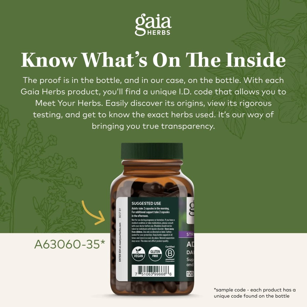 Gaia Herbs Lion's Mane Mushroom 40 Vcaps