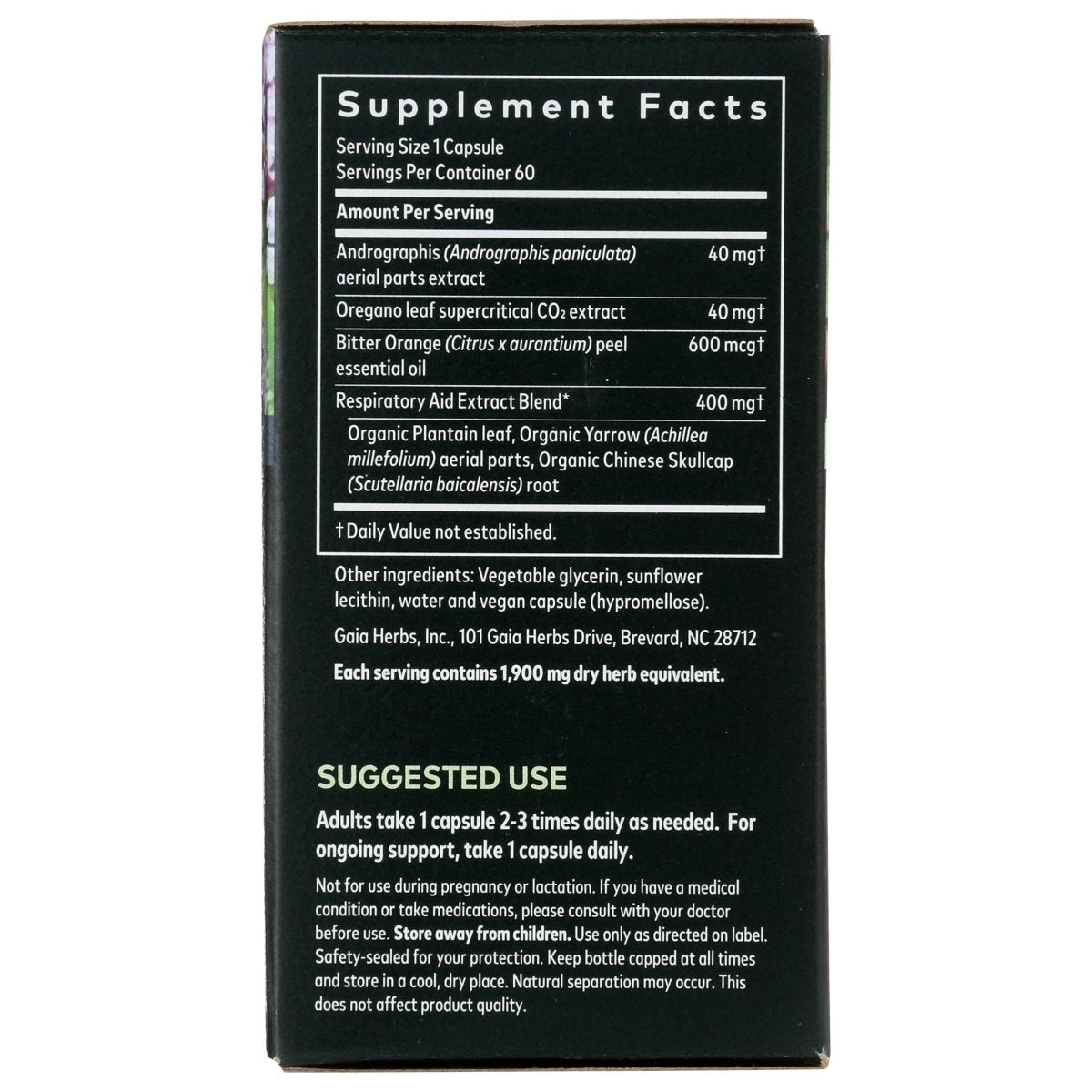 Gaia Herbs Sinus & Lung 60 Vcaps