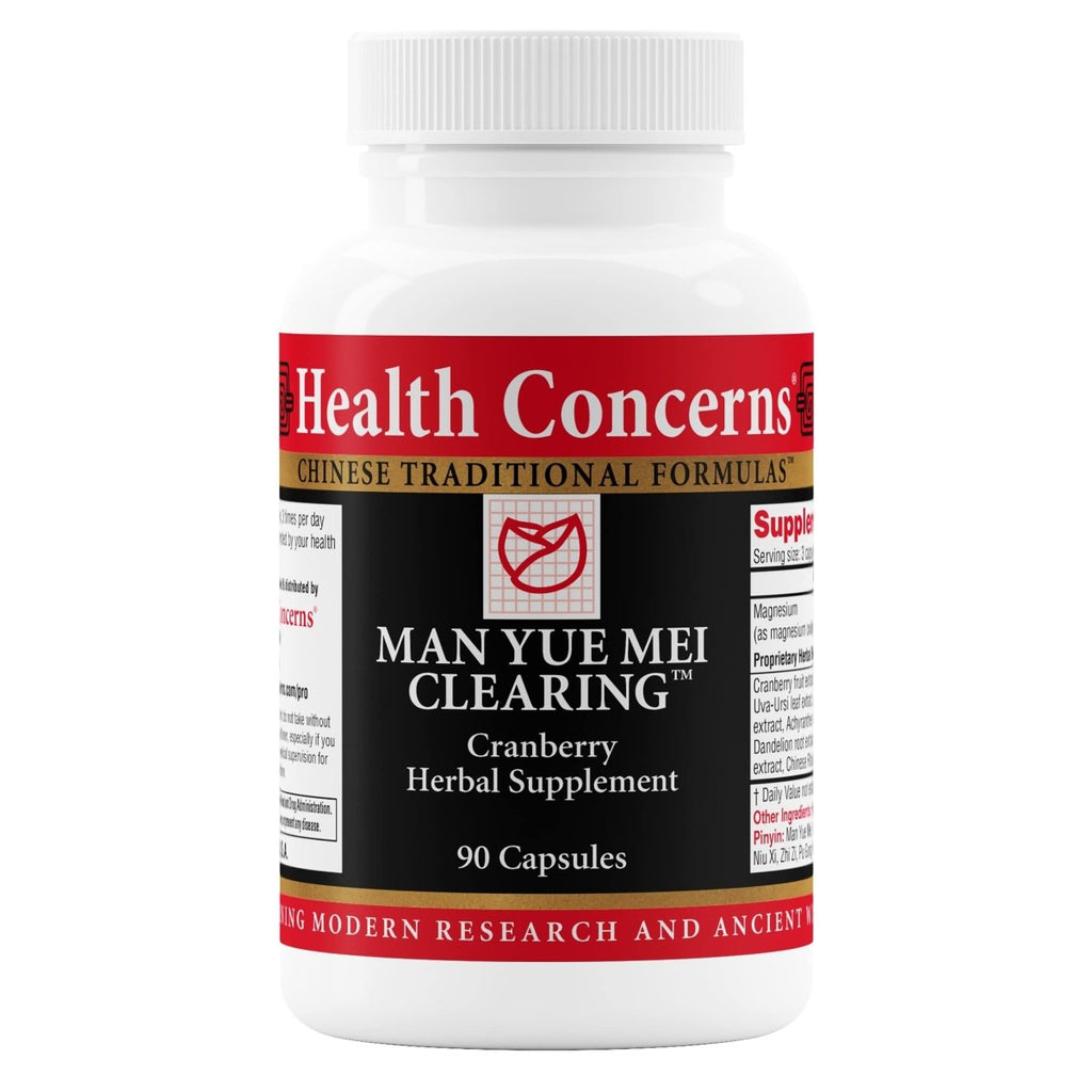 Health Concerns Man Yue Mei Clearing - Cranberry Supplement for Urinary Tract Health - 90 Capsules