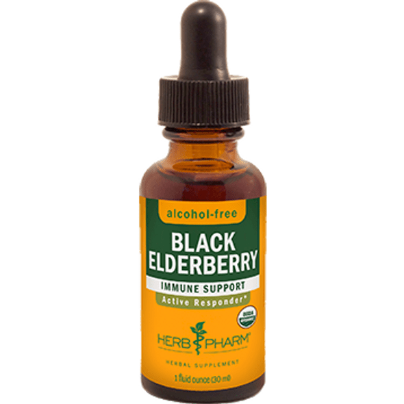 Herb Pharm Black Elderberry Glycerate 1 oz ALCOHOL FREE (NOT Kids)