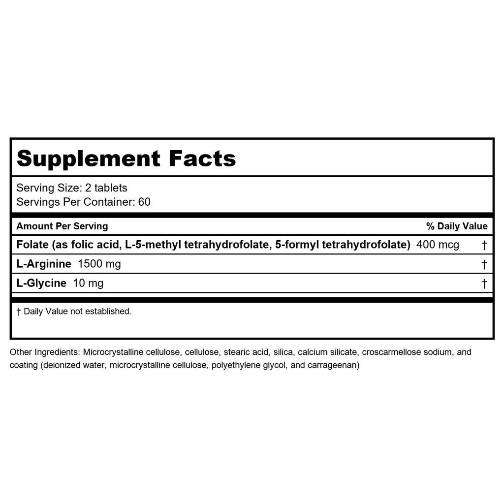 Metagenics Arginine Plus with ActiFolate 120 Tabs - TwinPak