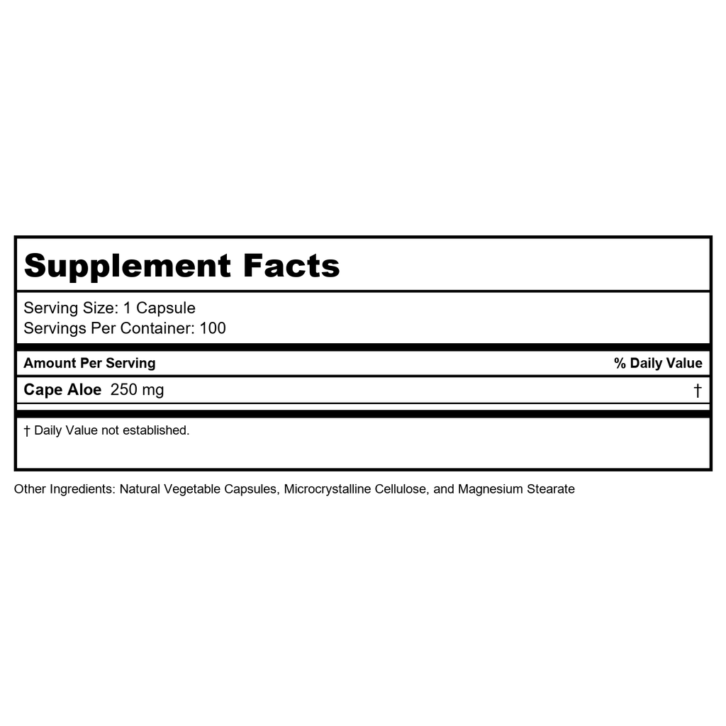 Ortho Molecular - Super Aloe 250 - 100 Capsules