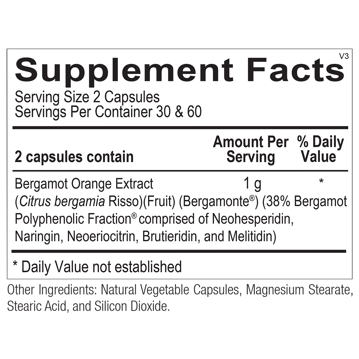 Bergamot Bpf Ortho Molecular - 120 Count