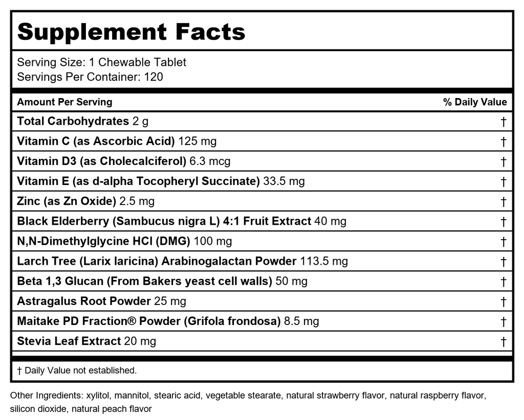 DaVinci Labs - Immuno-DMG, 90 Tablets