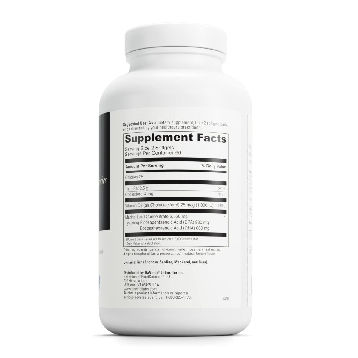 Davinci Labs Omega 3 HP-D 120sg