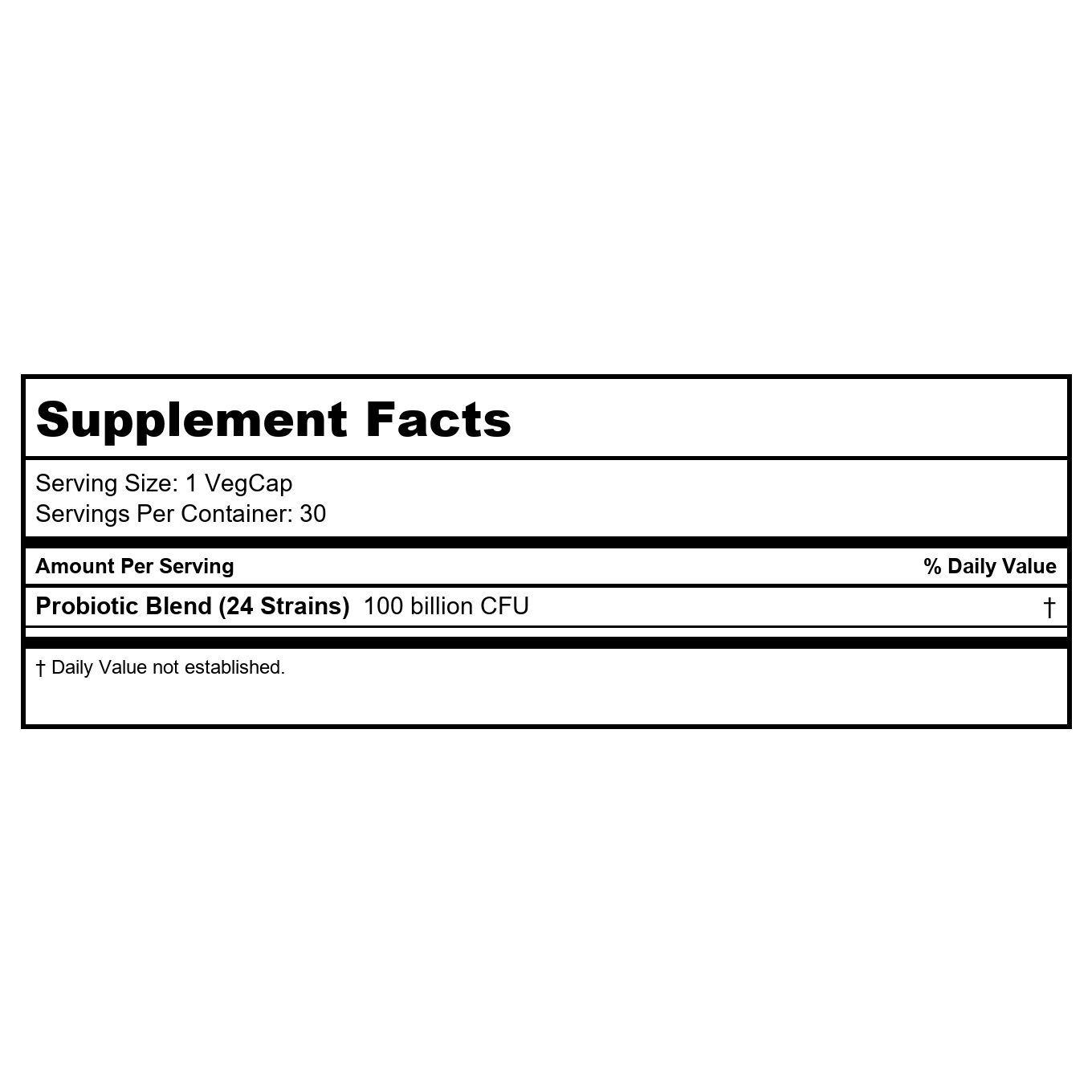 SOLARAY Mycrobiome Probiotic Urgent Care - 100 Billion CFU for Digestive and Immune Support 30 Capsules