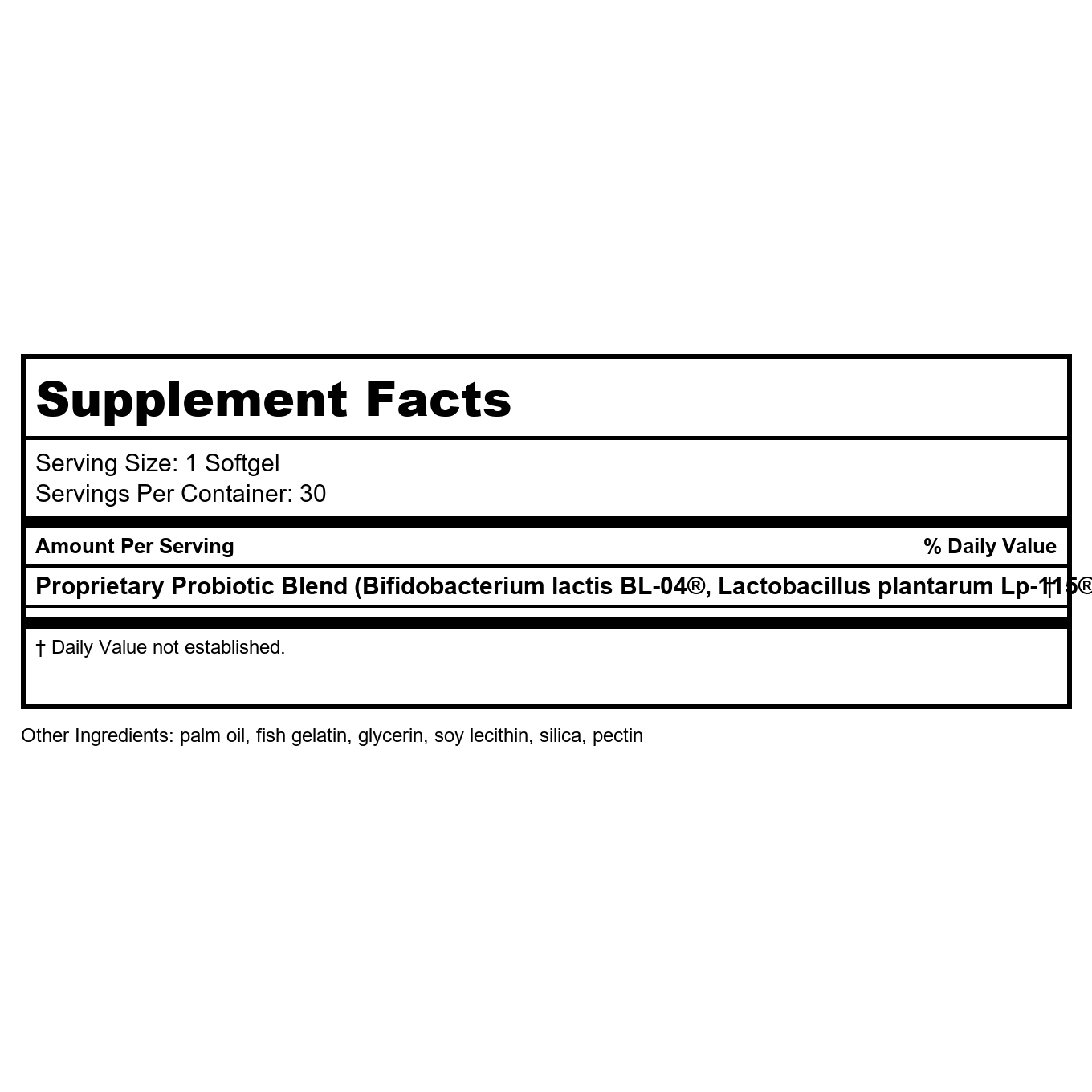 Nature's Way Probiotic Pearls Elite, 5 Billion Live Cultures, 30 Softgels