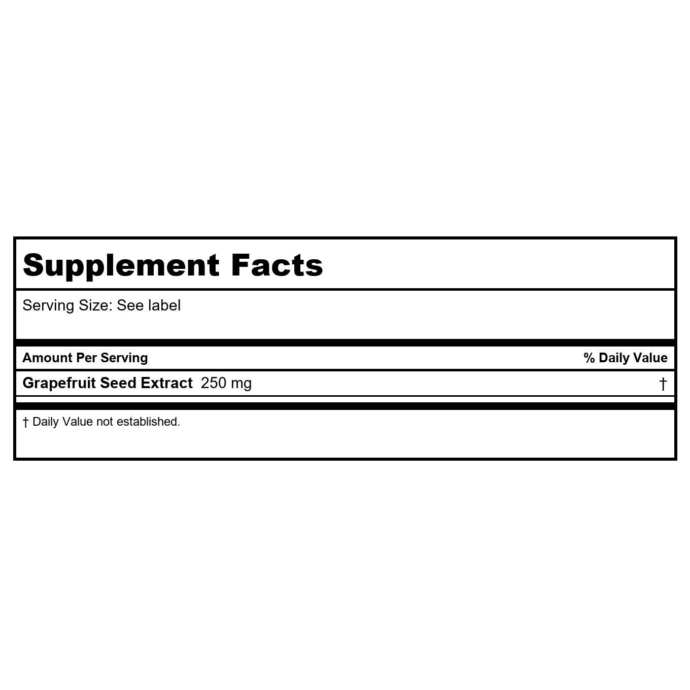 SOLARAY Guaranteed Potency Grapefruit Seed Extract - 60ct