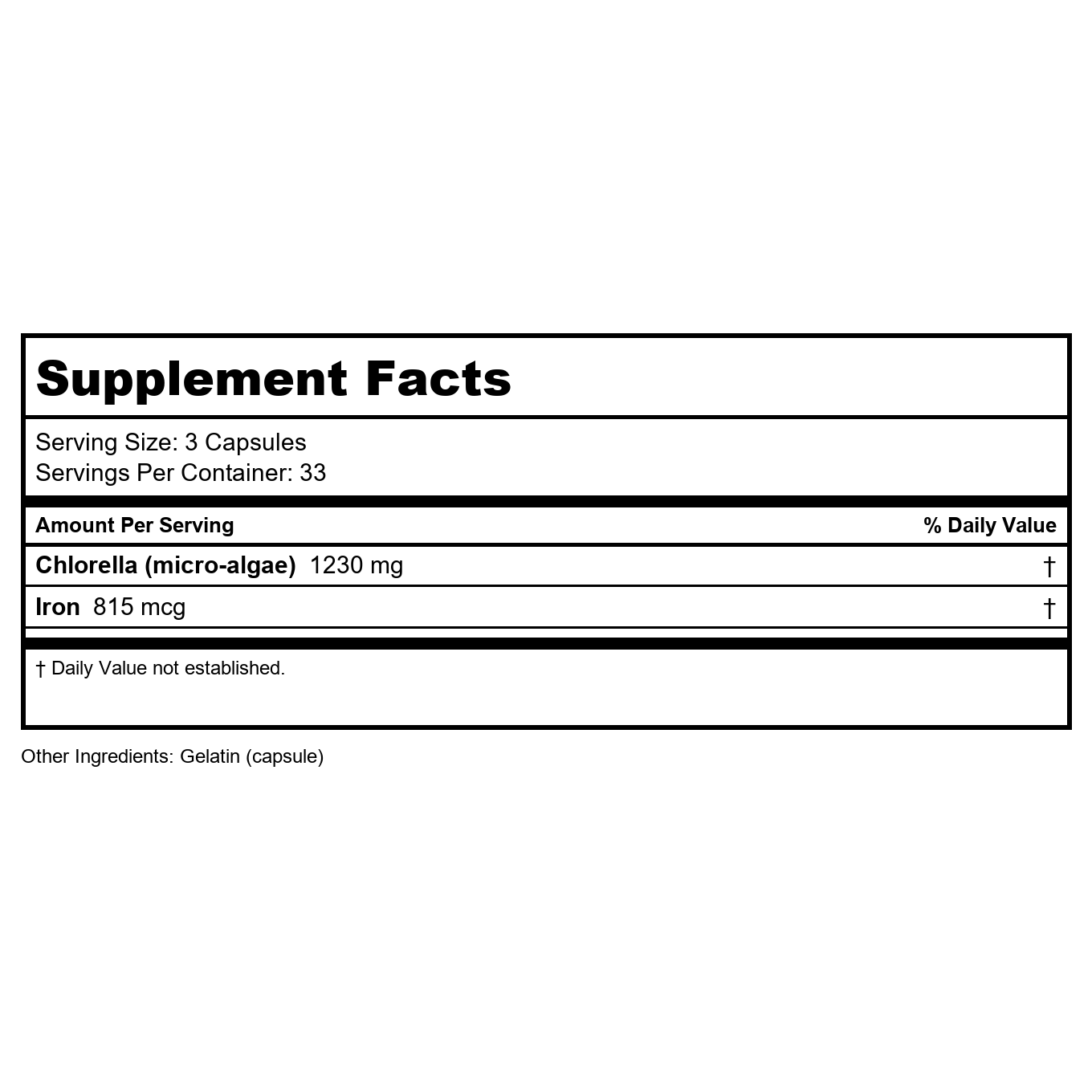 NATURE'S WAY Chlorella, 0.15 Pounds