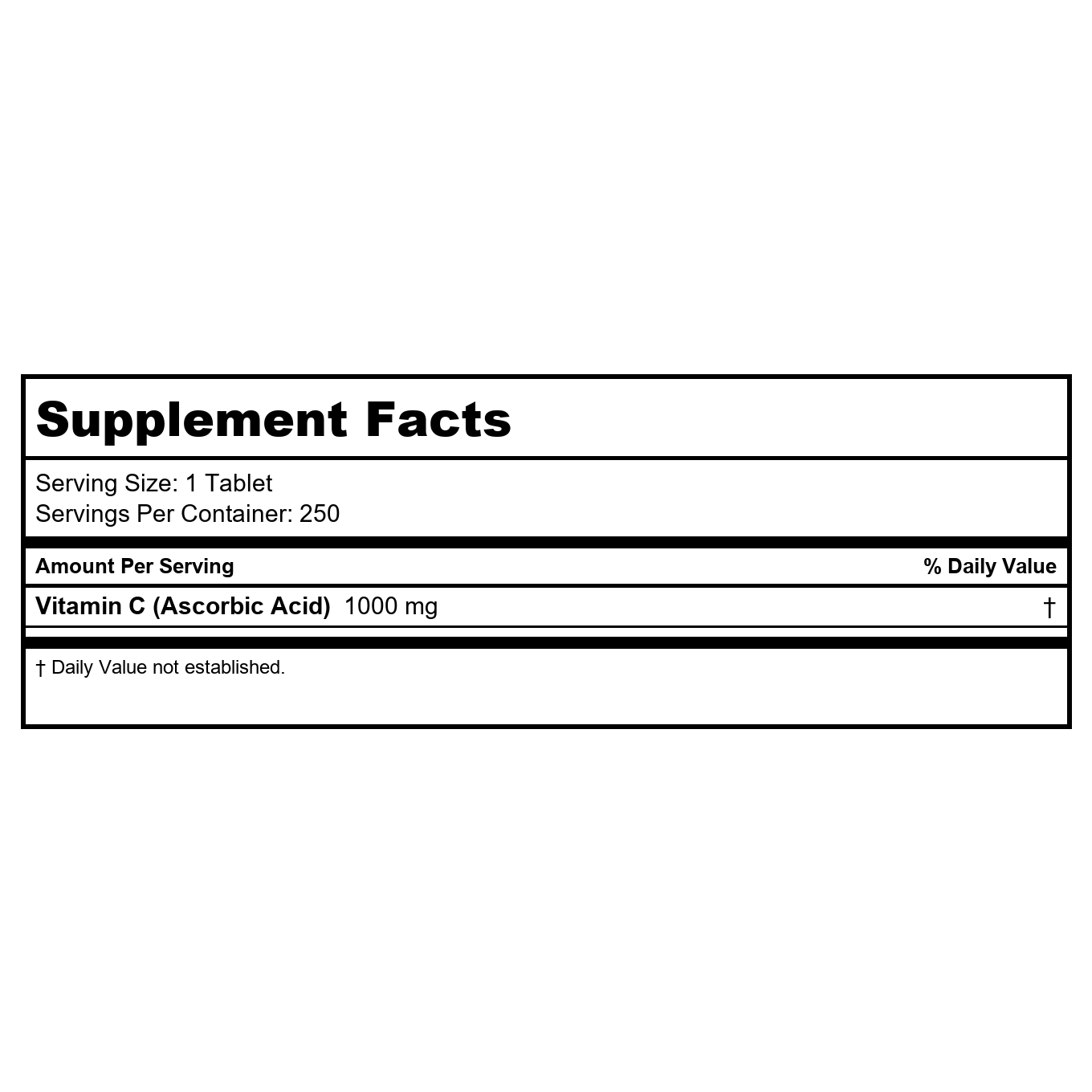 Solaray - C 1000 W/Rh& Ace, 1000 mg, 250 tablets  04454