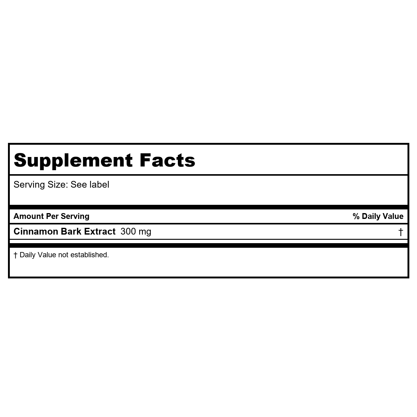 SOLARAY Guaranteed Potency Cinnamon Bark Extract, Veg Cap (Btl-Plastic) 300mg | 60ct