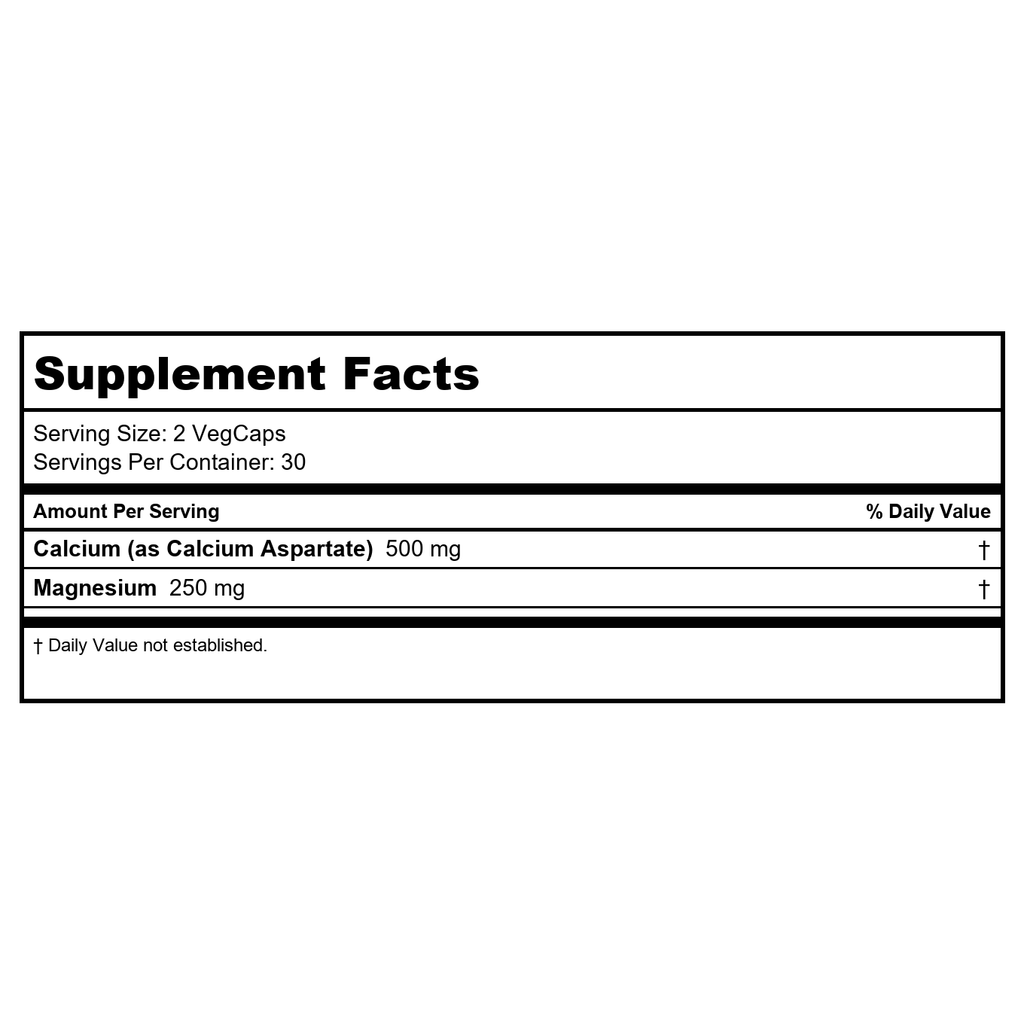 Solaray Calcium & Magnesium Asporotate 2:1, Capsule (Btl-Plastic) | 120ct