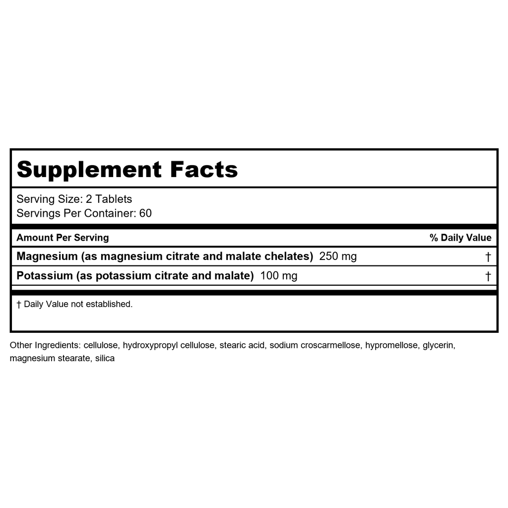 Nature's Way Krebs Magnesium Potassium Complex 345 mg per serving Cellular Energy Support* 120 Tablets