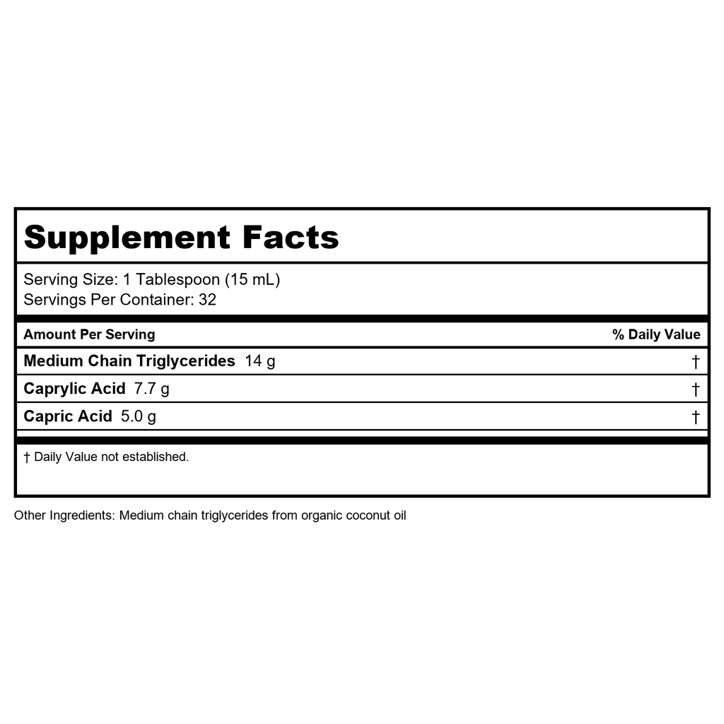 Nature's Way MCT Oil - Brain and Body Fuel from Coconuts* 16 oz