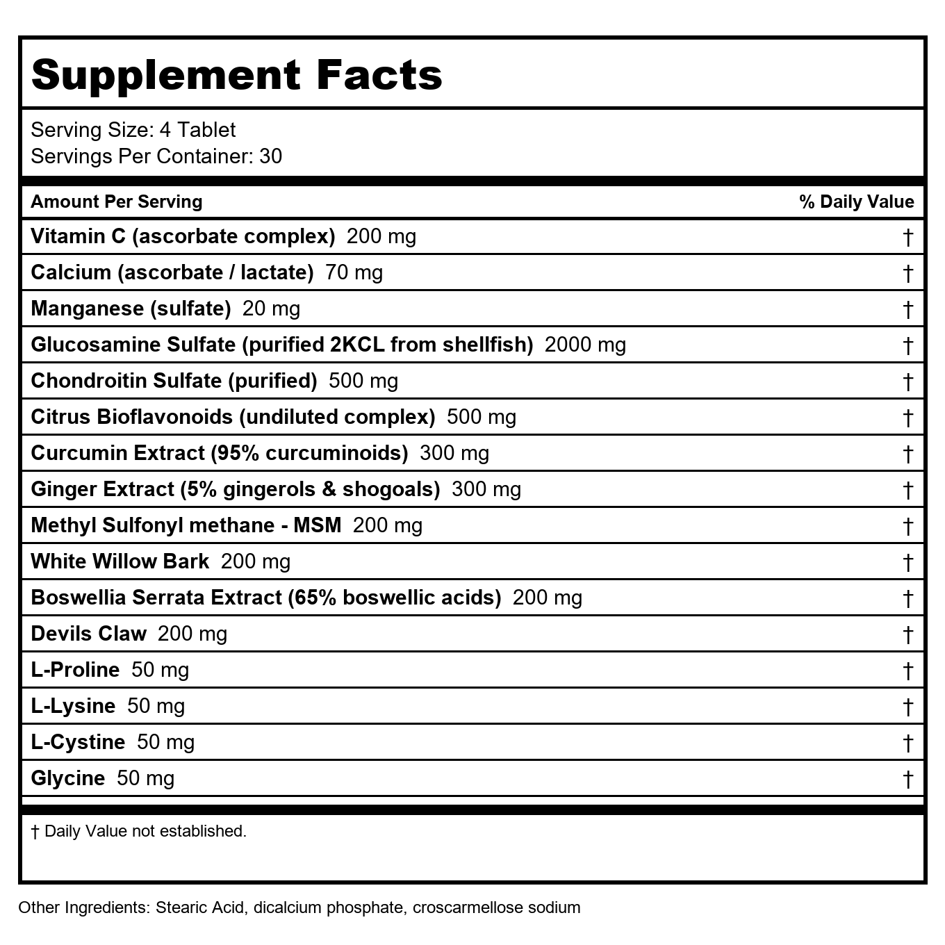 Biospec Nutritionals Bio-Call 1200 250 Tablets