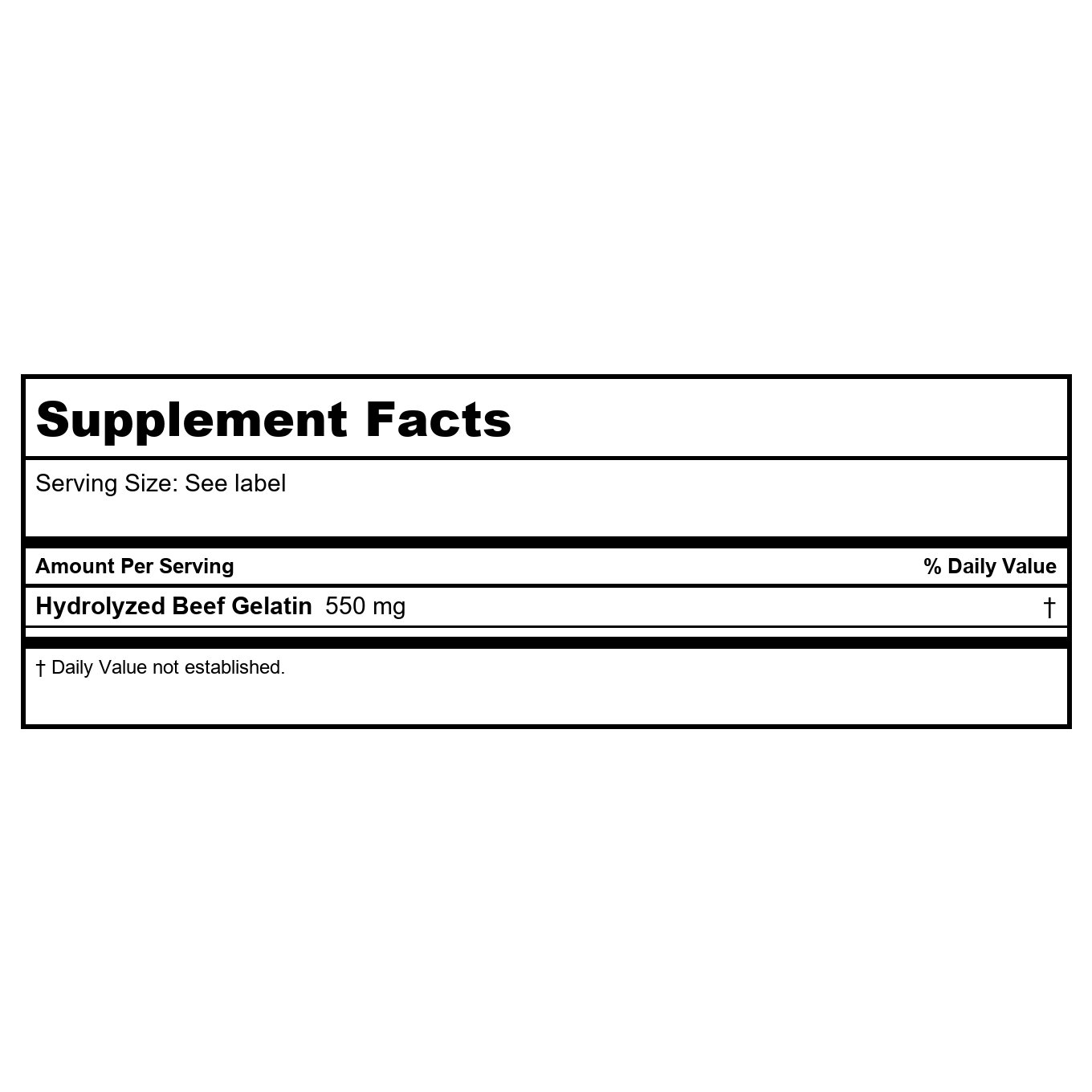 Now Foods Beef Gelatin 550mg 200 Capsules - 6505 - 2 Pack