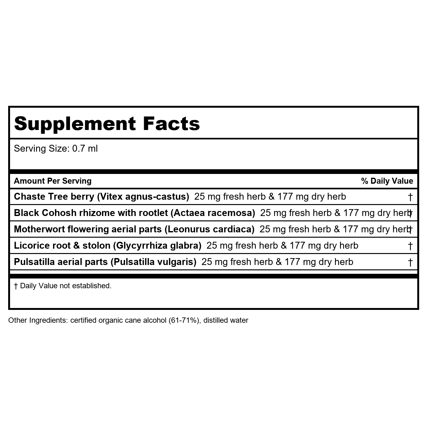 Herb Pharm Menopause Health 4oz -