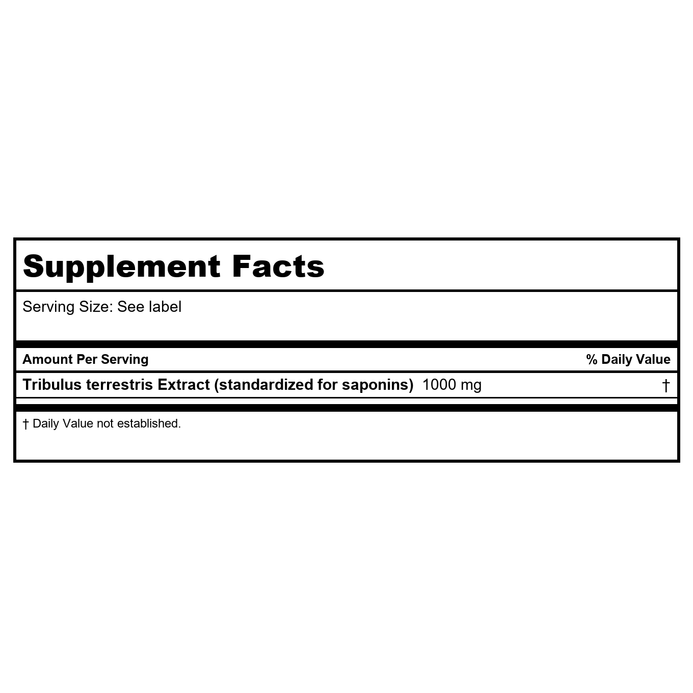 Now Sports Tribulus 1,000 mg 90 Tablets - 2171