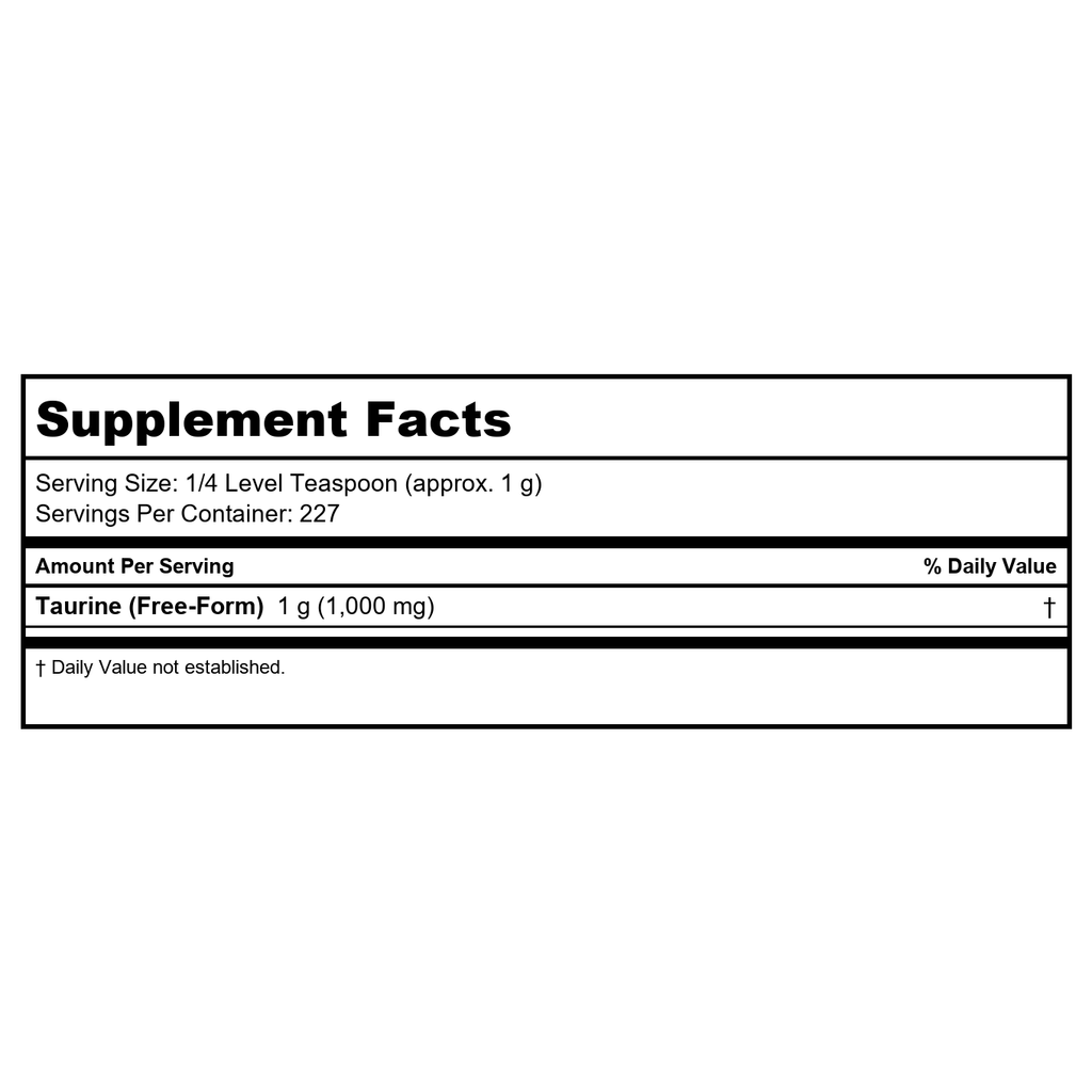 Now Foods Taurine Pure Powder 8oz - 0260