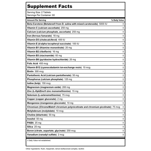 Anabolic Laboratories Aved-Prenatal Multi 120 Vtabs