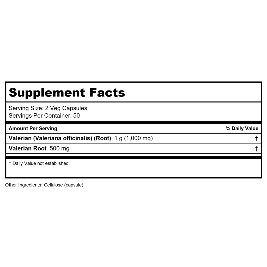 Now Foods Valerian Root 500 mg 100 Vcaps - 4770