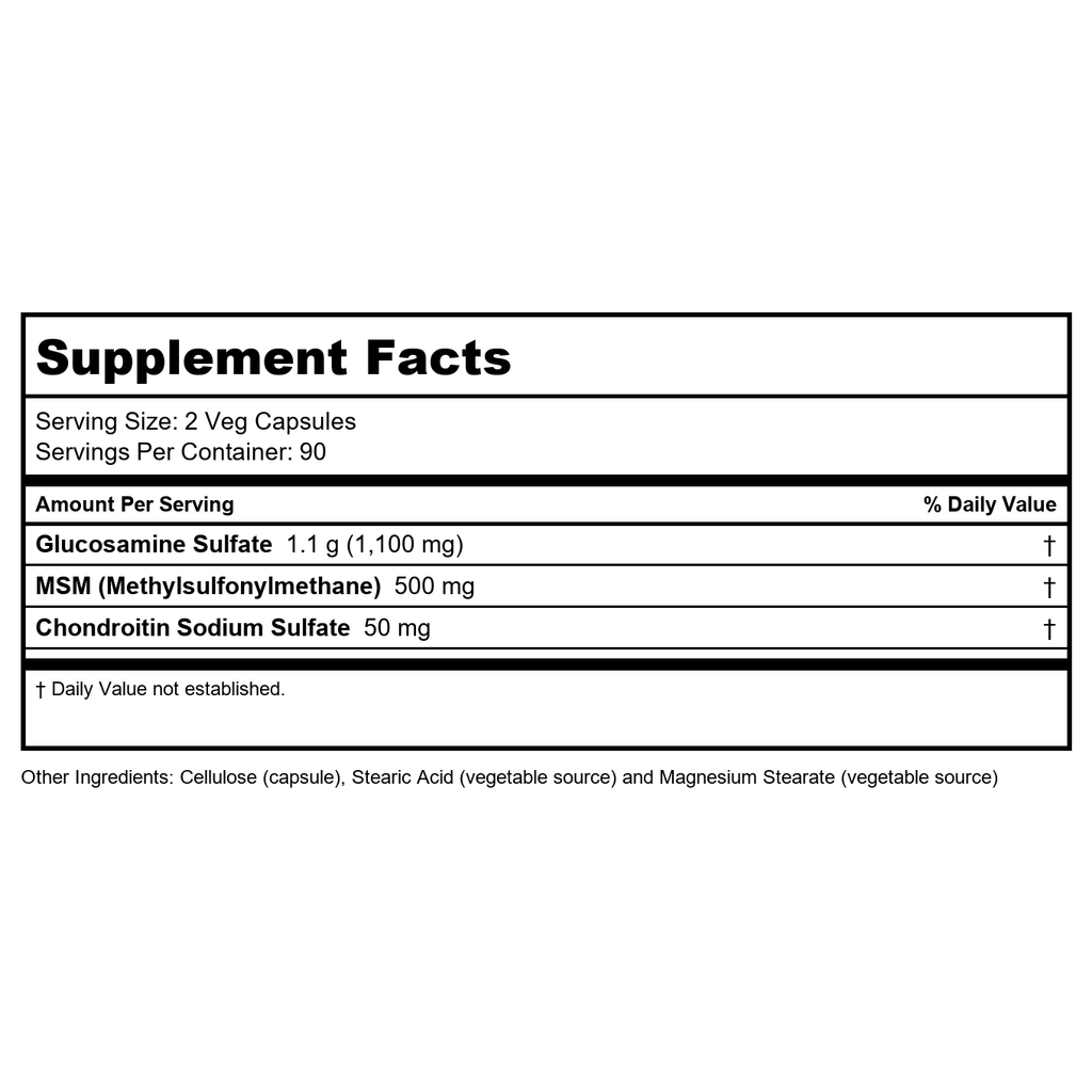 Now Foods Glucosamine & MSM 180 Vcaps - 3279