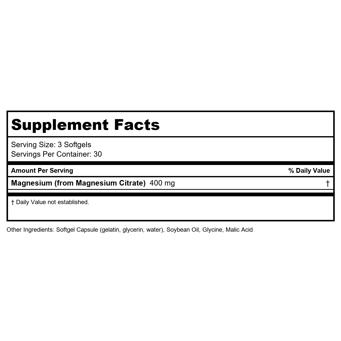 Now Foods Magnesium Citrate 90 Softgels - 1297