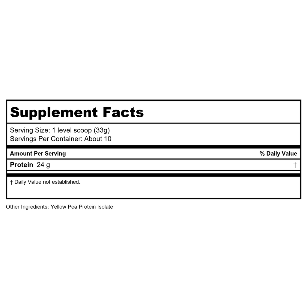 Now Sports Pea Protein Pure Unflavored Powder 12 oz - 2132