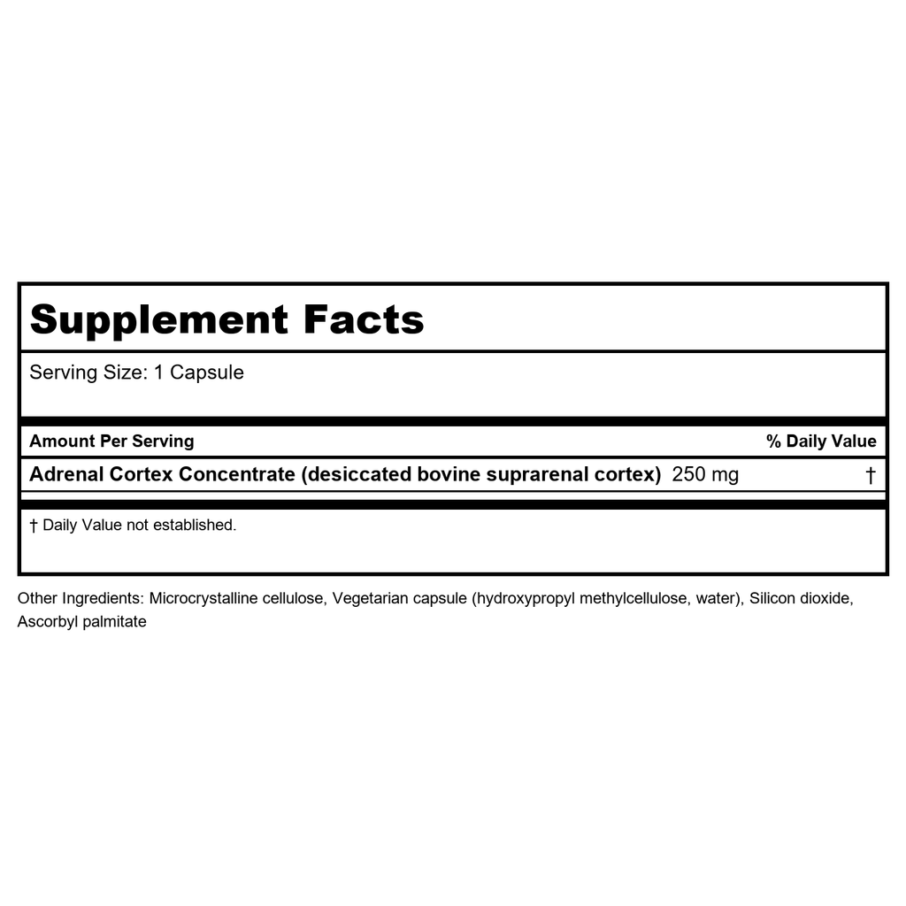 Klaire Labs Adrenal Support Formula 90 Capsules