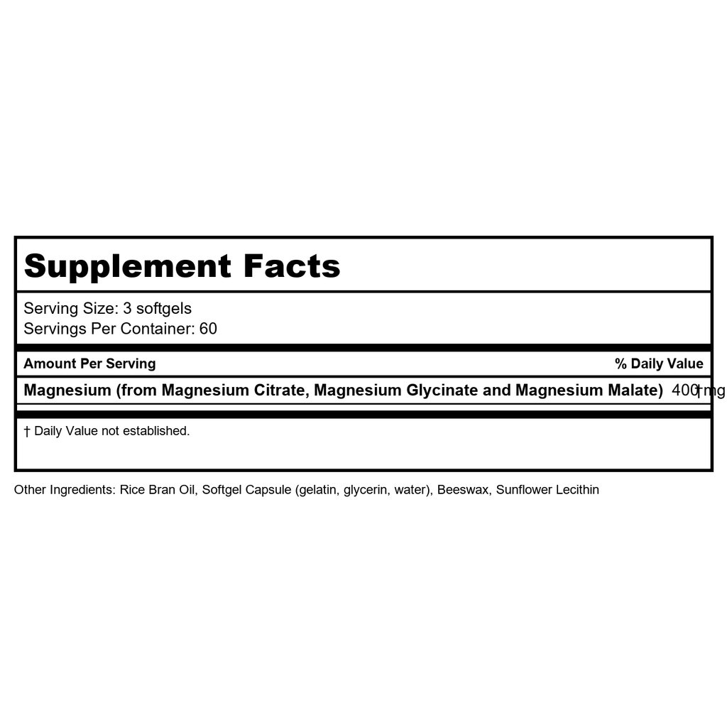 Now Foods Magnesium Citrate 180 Softgels - 1298