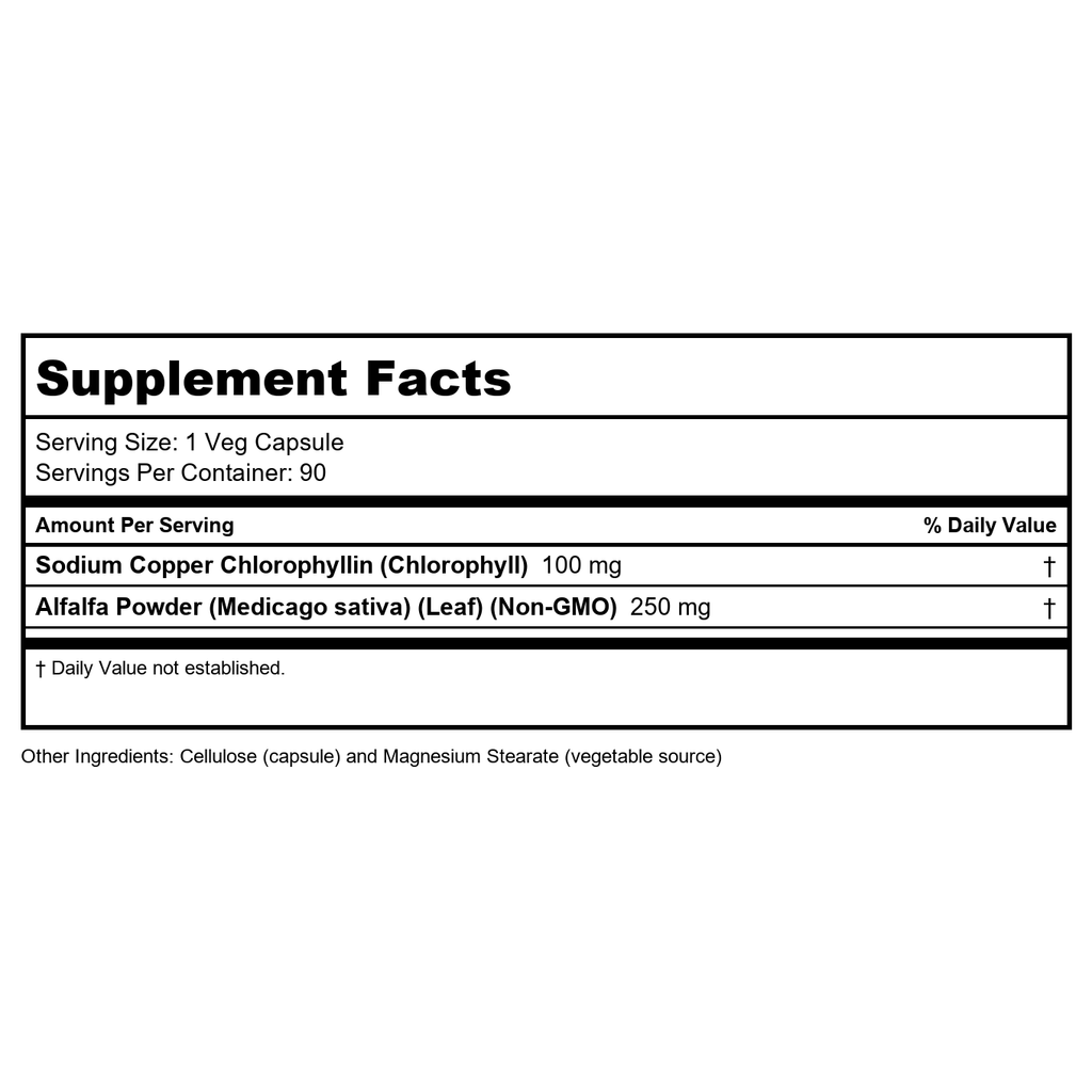 Now Foods Chlorophyll 100 mg 90 Vcaps - 2645
