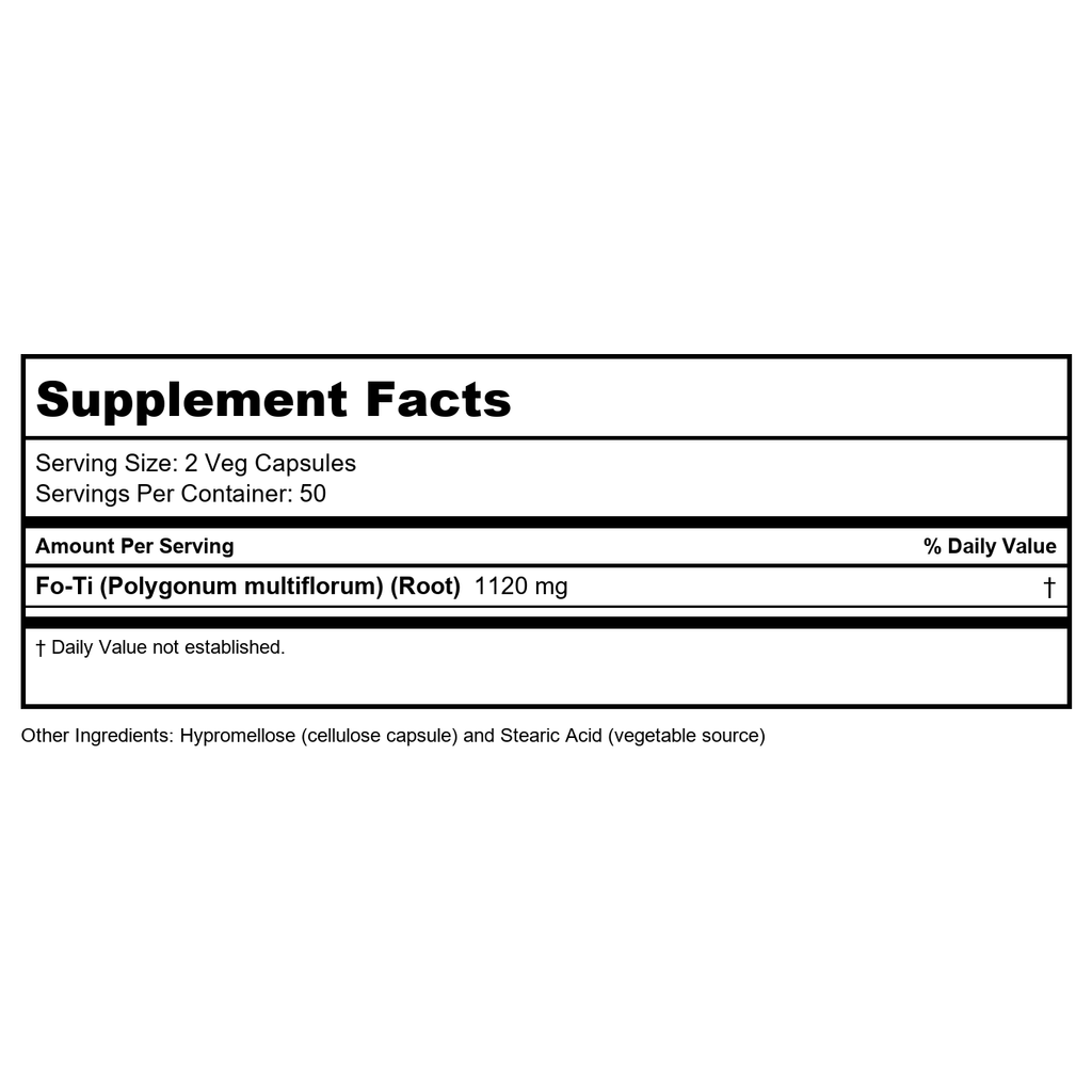 Now Foods Fo-Ti 560 mg 100 Vcaps - 4675